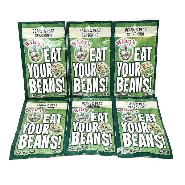 Wiley's Beans and Peas Seasonings -6 (SIX) Packets - Image 4